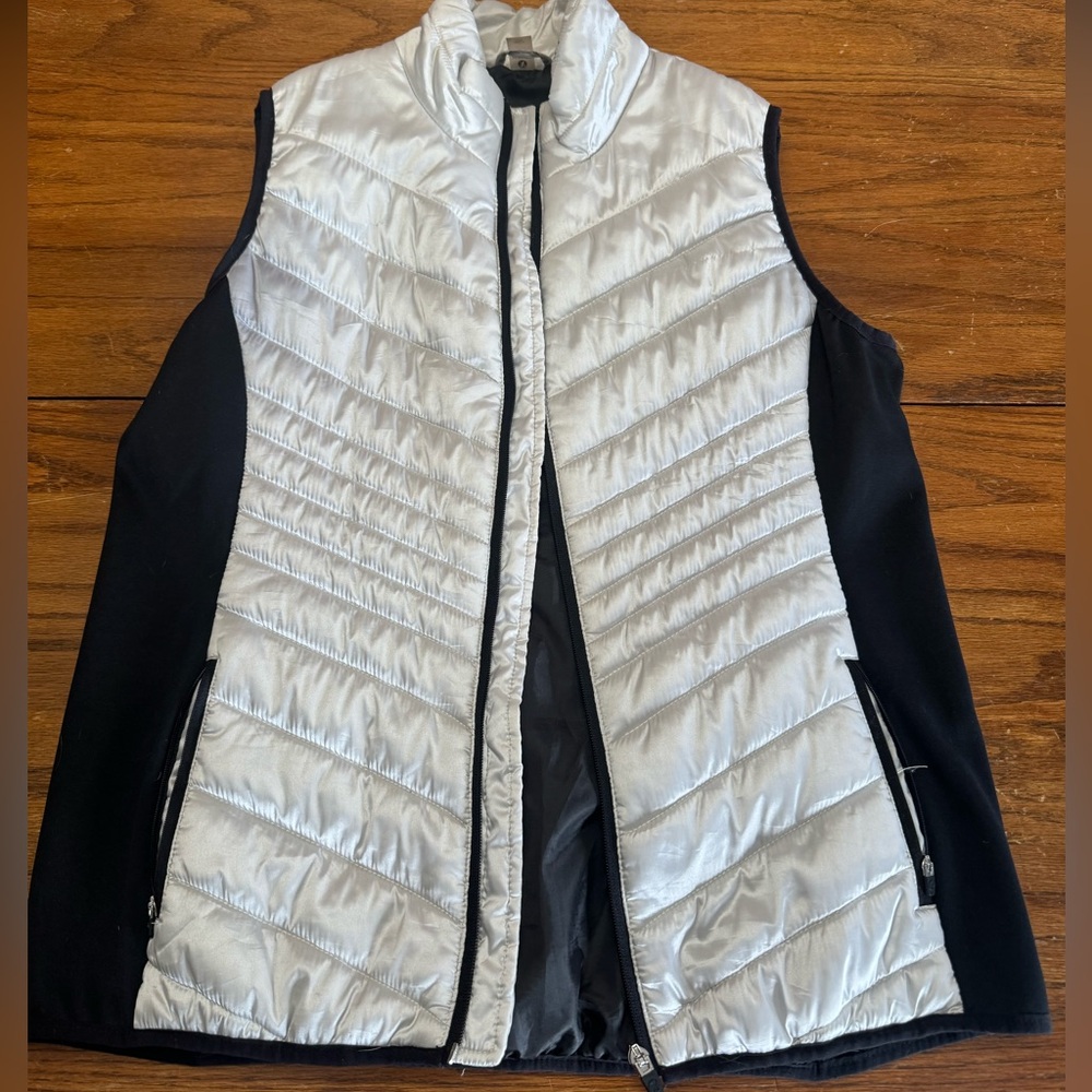 Silver vest